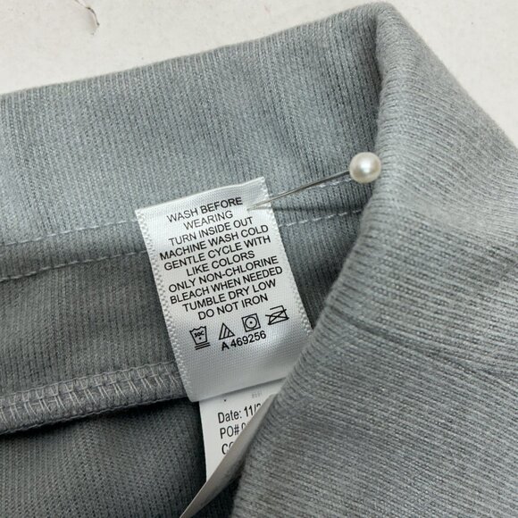 XSP WIDE LEG PANTS W/ POCKETS STORM GRAY 17" WAIST NWT - Picture 6 of 8